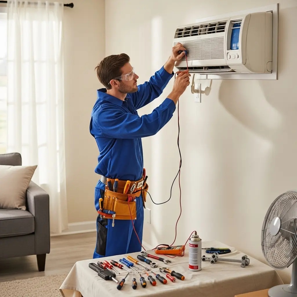Söğütlü Finlux Finlux klima gaz dolumu ve bakım – Enerji verimliliği artırıldı. - Teknik servis örneği